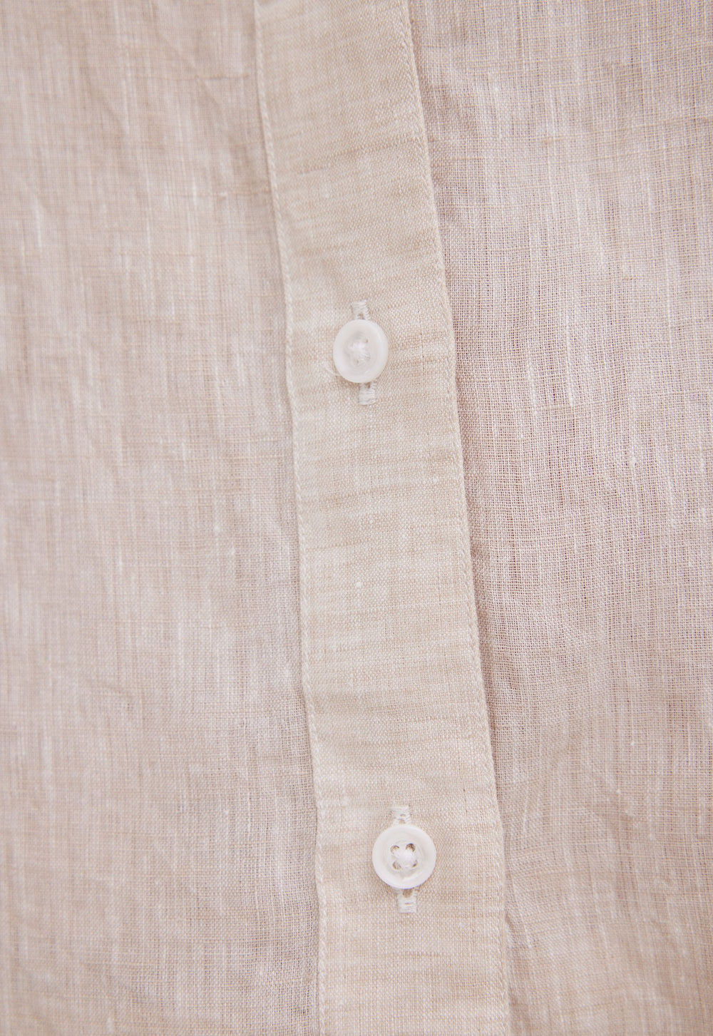 Jac+Jack Benji Linen Shirt - Natural Beige